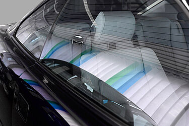 getönte Seitenscheiben scheibentoenung